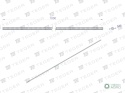 Pręt gwintowany M6 x 1000mm kl.8.8 DIN 975 ocynkowany TEGER (sprzedawane po 5)
