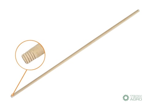 Trzonek drewniany 120cm (gwintowany) / TEGER (pakowane po 25 szt)
