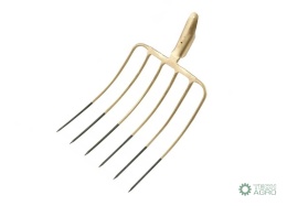 Widły gospodarcze 6-zębne do kiszonki /kukurydzy, nieoprawne, kute, Teger