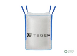 Worek BIG BAG 1000kg. 90 x 90 x 120. 4 uchwyty. Góra otwarta/ Dół zamknięty /TEGER