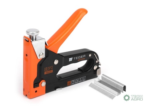 Zszywacz tapicerski HEAVY DUTY 4w1 (typG/140, S28, NAIL, PIN) / 4-14mm Extreme / TEGER