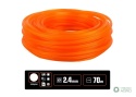 Żyłka tnąca do podkaszarek / Okrągła / 2.4 mm / 70 m / TEGER