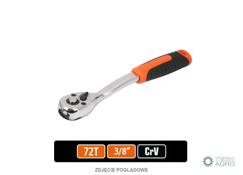 Grzechotka 3/8" 72T / TEGER
