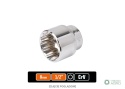 Klucz nasadowy 1/2" dwunastokątny 8 mm / TEGER