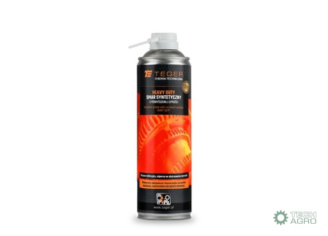 Smar syntetyczny o podwyższonej lepkości - HEAVY DUTY -30 °C do 200 °C, 500ml, Teger