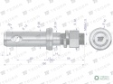 Sworzeń z gwintem T-SG28552245150 fi 28/55 mm M22x1.5/45 mm 150 mm TEGER