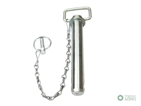 Sworzeń zaczepu z zawleczką i łańcuchem15.9x165x200 TEGER