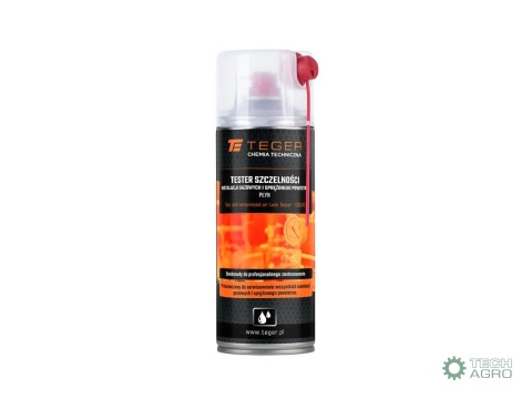 Tester szczelności instalacji gazowychi sprężonego powietrza - płyn, 400 ml, Teger