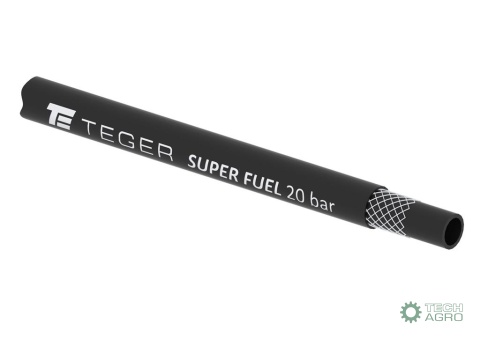 Wąż do paliw SUPER FUEL - Benzyna. Olej. Diesel - DN08 - 20 bar / 2.0 Mpa TEGER (sprzedawane po 50m)