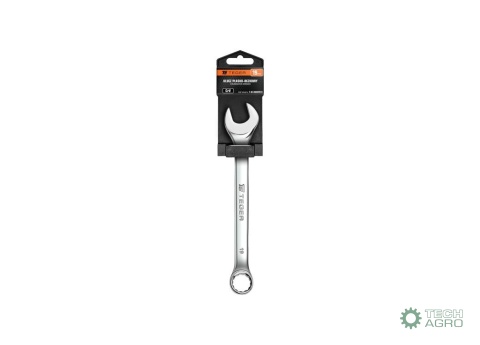 Klucz płasko-oczkowy 19 mm / TEGER