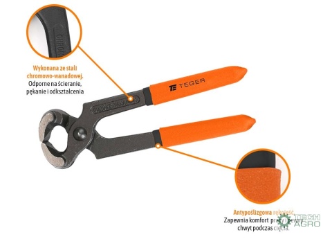 Obcęgi 180 mm / TEGER