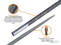 Pilnik okrągły do ostrzenia łańcucha, 4.8/200mm - 0,325" (sprzedawane po 12 szt), Teger
