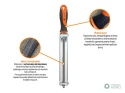 Pilnik okrągły do ostrzenia łańcucha z prowadnikiem, 4.8/200mm - 0,325", Teger