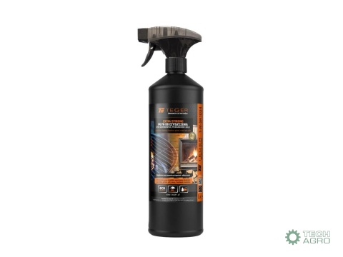 Płyn do czyszczenia szyb kominkowych, piekarników i grili EXTRA STRONG, 1l - atomizer, Teger