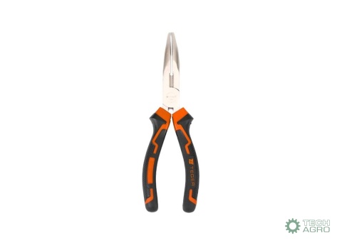 Szczypce wydłużone - odgięte 160 mm / TEGER