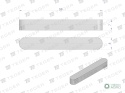 Wpust pryzmatyczny 8x7x56 TEGER, (sprzedawane po 10)