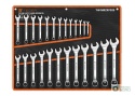Zestaw kluczy płasko-oczkowych, 7-32 mm, 25 szt, Teger