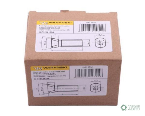 Śruba kpl. płużna oval z dwóch stron ścięta M12x55 mm kl.12.9 zastosowanie Kverneland Waryński M12X55OV2KV ( sprzedawane po 25 Śruba kpl. płużna oval z dwóch stron ścięta M12x55 mm kl.12.9 zastosowanie Kverneland Waryński M12X55OV2KV ( sprzedawane po 25