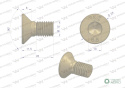 Śruba talerza M12x26 - imbus 10 Kosiarka rotacyjna Waryński ( sprzedawane po 10kg )