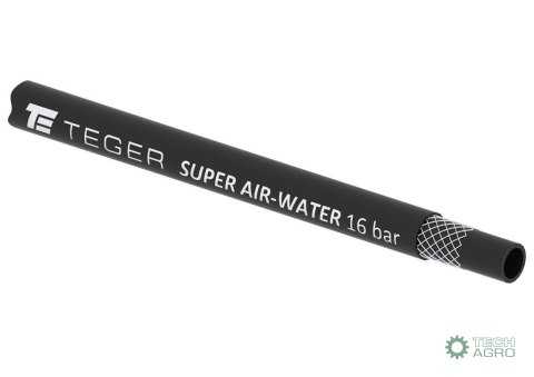 Wąż do sprężonego powietrza i wody SUPER AIR-WATER - DN08 - 16 bar / 1.6 Mpa TEGER (sprzedawane po 50m)